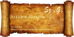 Szilárd Gizella névjegykártya